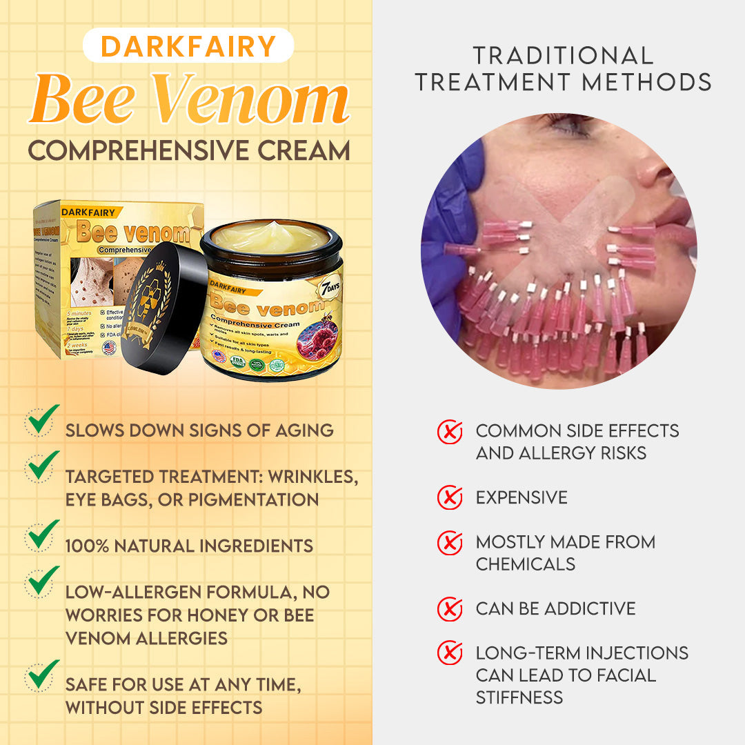 Made and Shipped from USA ✨DarkFairy Bee venom Comprehensive Cream 🔥 LAST DAY 80% OFF）